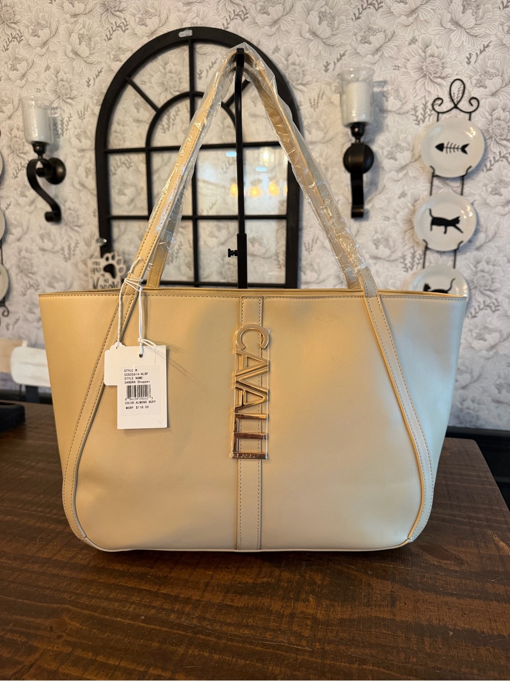 Cavalli Class Sandra Shopper Tote Bag